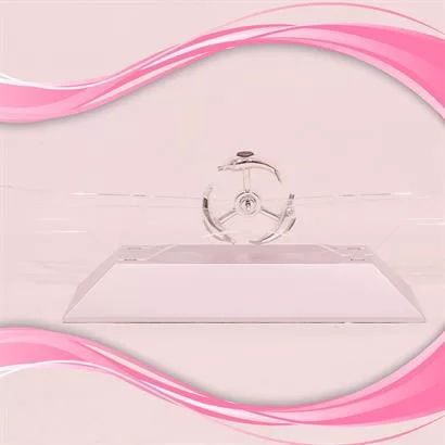 Tufeyo Decorative Tabletop Object Magnetic Kinetic Orbital Spinning Dolphins