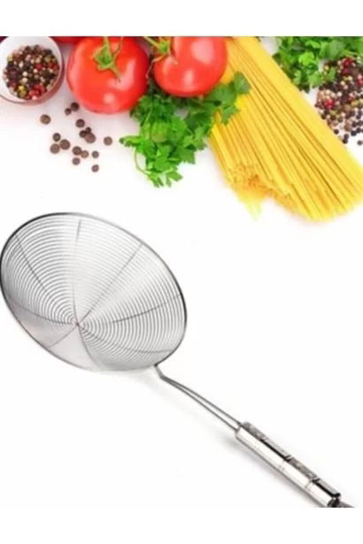 Tufeyo Practical Convenient 12 Cm Oil Colander Frying Boiling Strainer