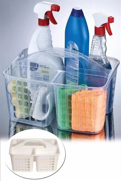 Tufeyo Kitchen And Bathroom Cabinet Cleaning Material Organizer Basket