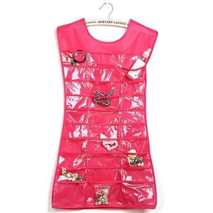 Tufeyo Dress Shaped Jewelry Organizer - Pink