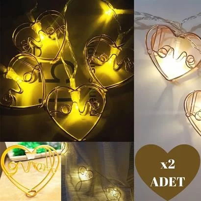 Tufeyo Heart Strip Led Light Chain Lighting Birthday Ornament Light