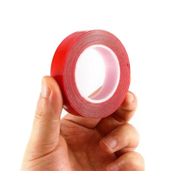 Tufeyo 2 Meters Strong Adhesive Double Sided Silicone Practical Transparent Tape