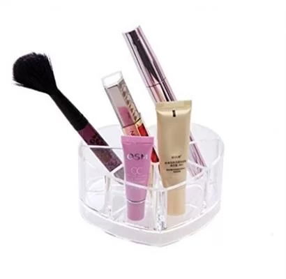 Tufeyo Cosmetic Makeup Organizer Acrylic Organizer with Heart