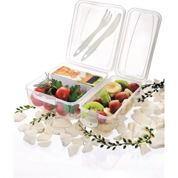 Tufeyo Takeaway Ergonomic Asorti Practical Yogurt Storage Container with Cutlery