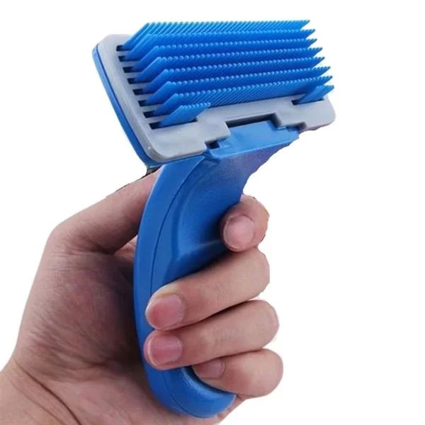 Tufeyo Self Cleaning Cat Dog Hair Care Comb Hair Remover Comb