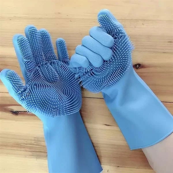 Tufeyo Heat Resistant Practical Magic Silicone Dishwashing Gloves