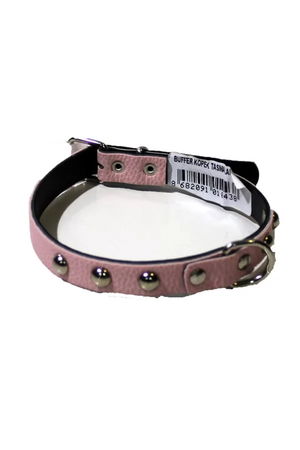 Tufeyo Soft Textured Leather Dog Walking Neck Collar Medium