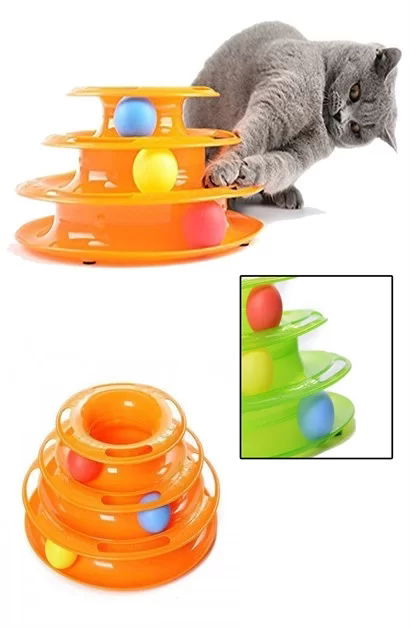 Tower Of Tracks Fun Three Layer Cat Toy Set Toy