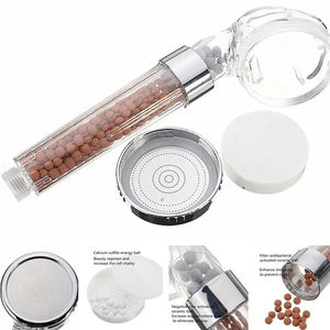 Tufeyo 50% Water Saving and Purified Natural Stone Bathroom Hand Shower Head