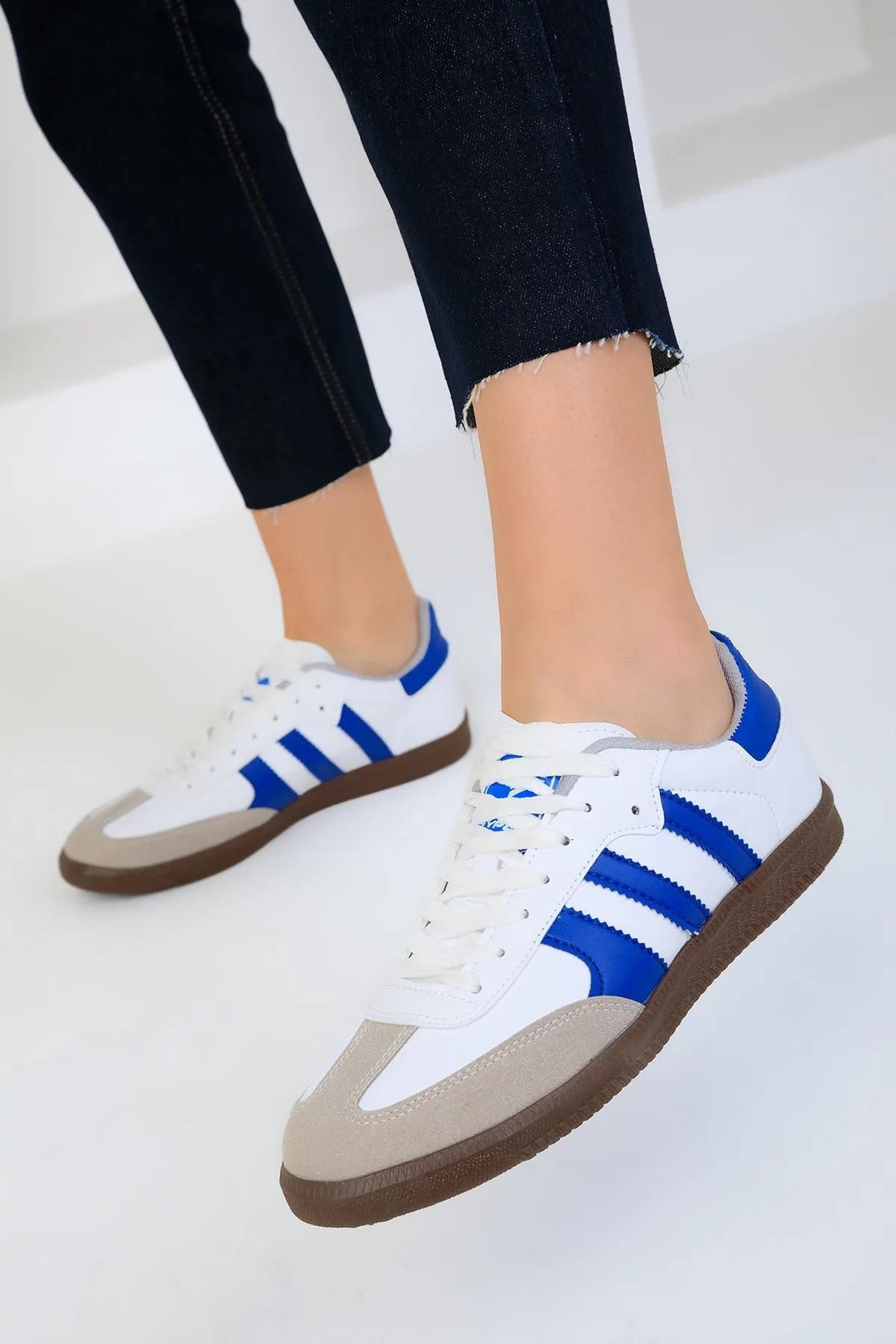 Women's Black / White Sport Sneaker Lace-up Casual Casual Casual Shoes