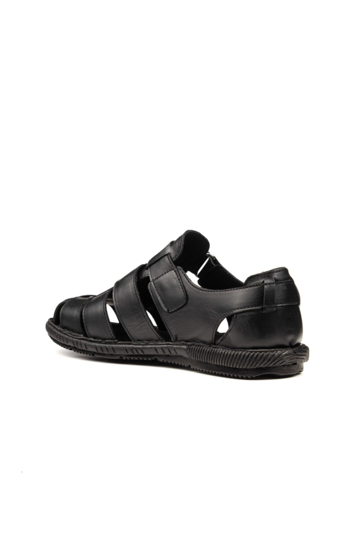 Men's Black Sandal Shoes