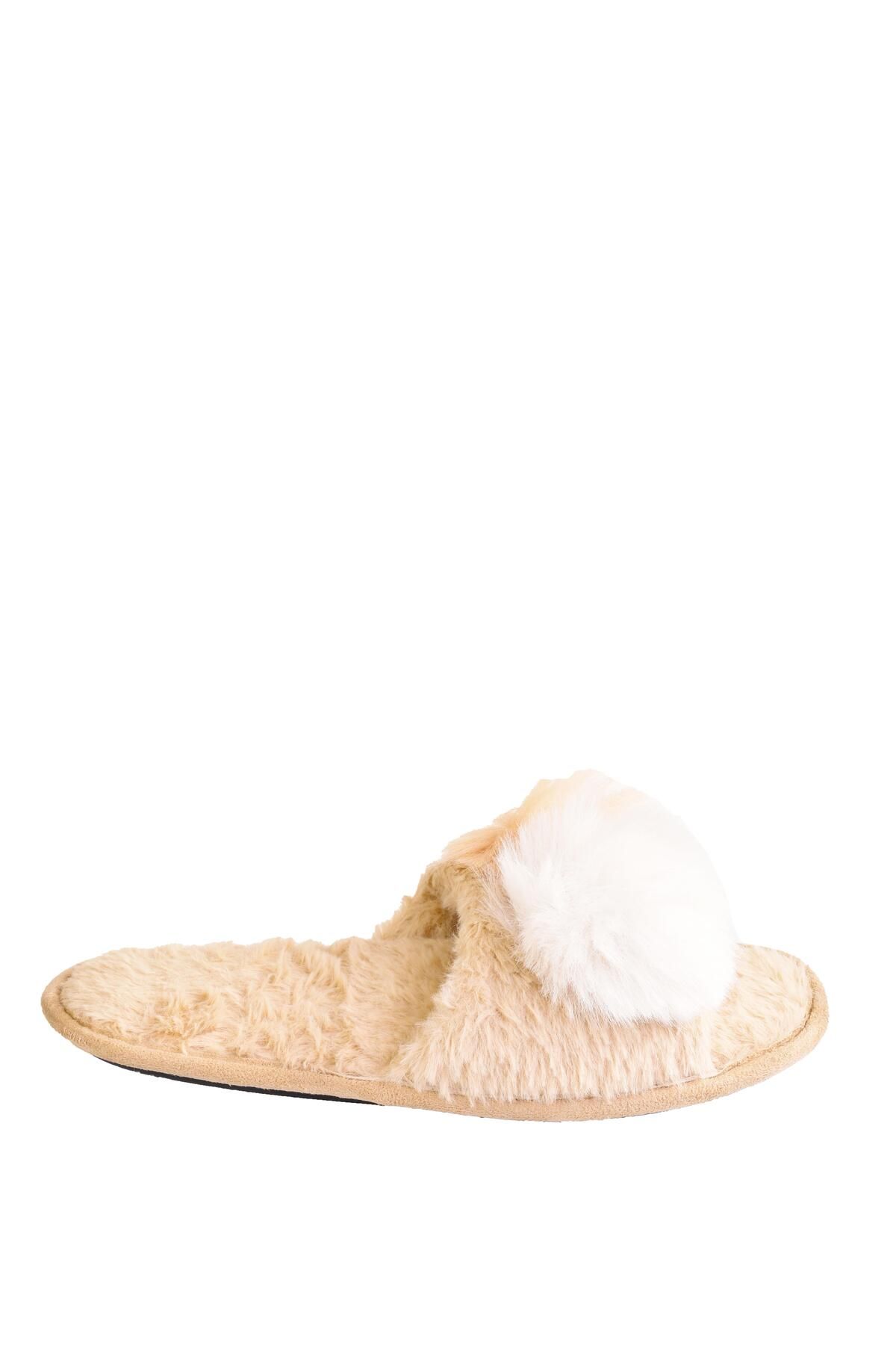 Women Furry Plush Slippers Home Slippers