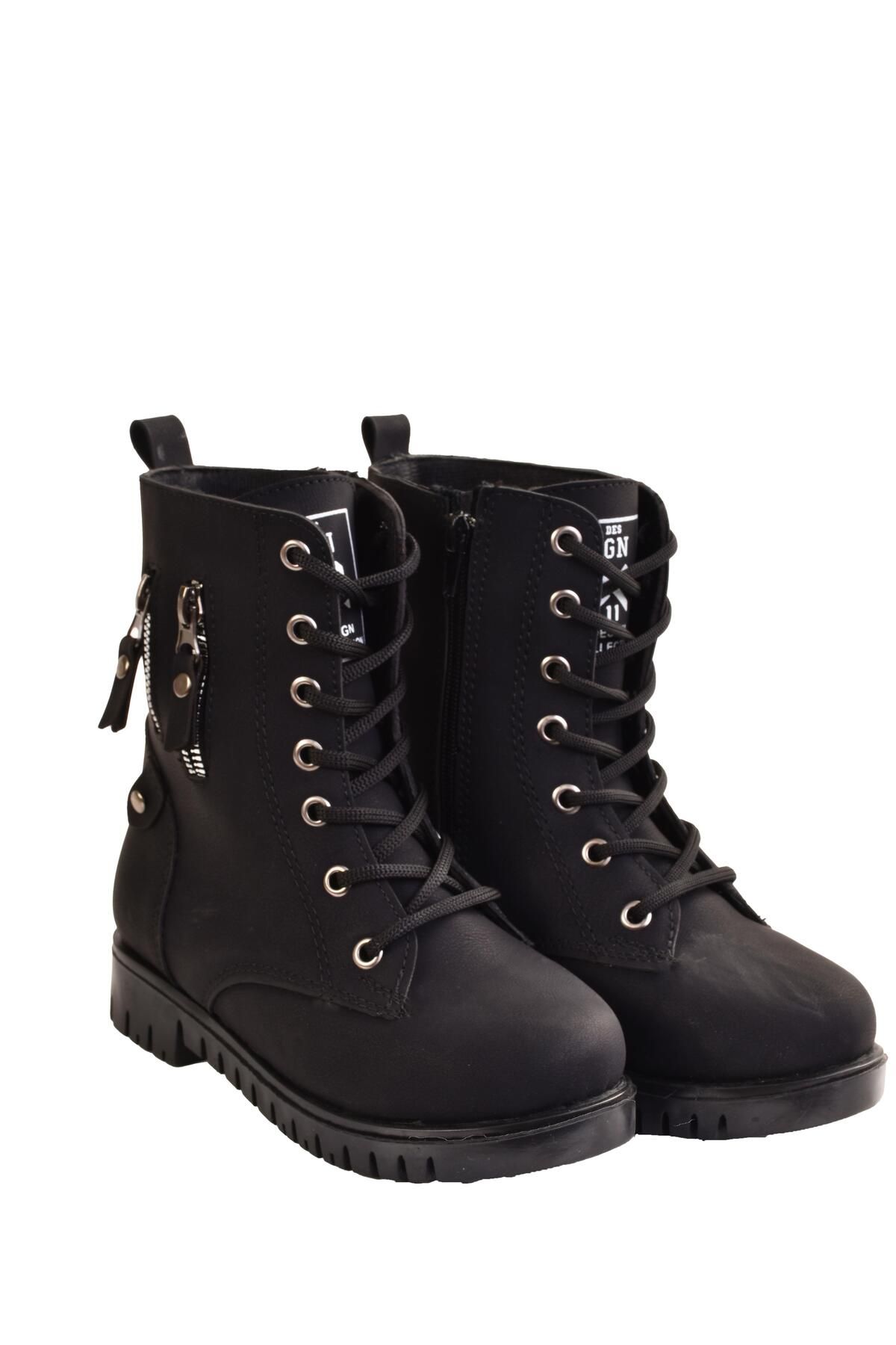 Girl's Cold Weather Resistant Black Boots & Booties