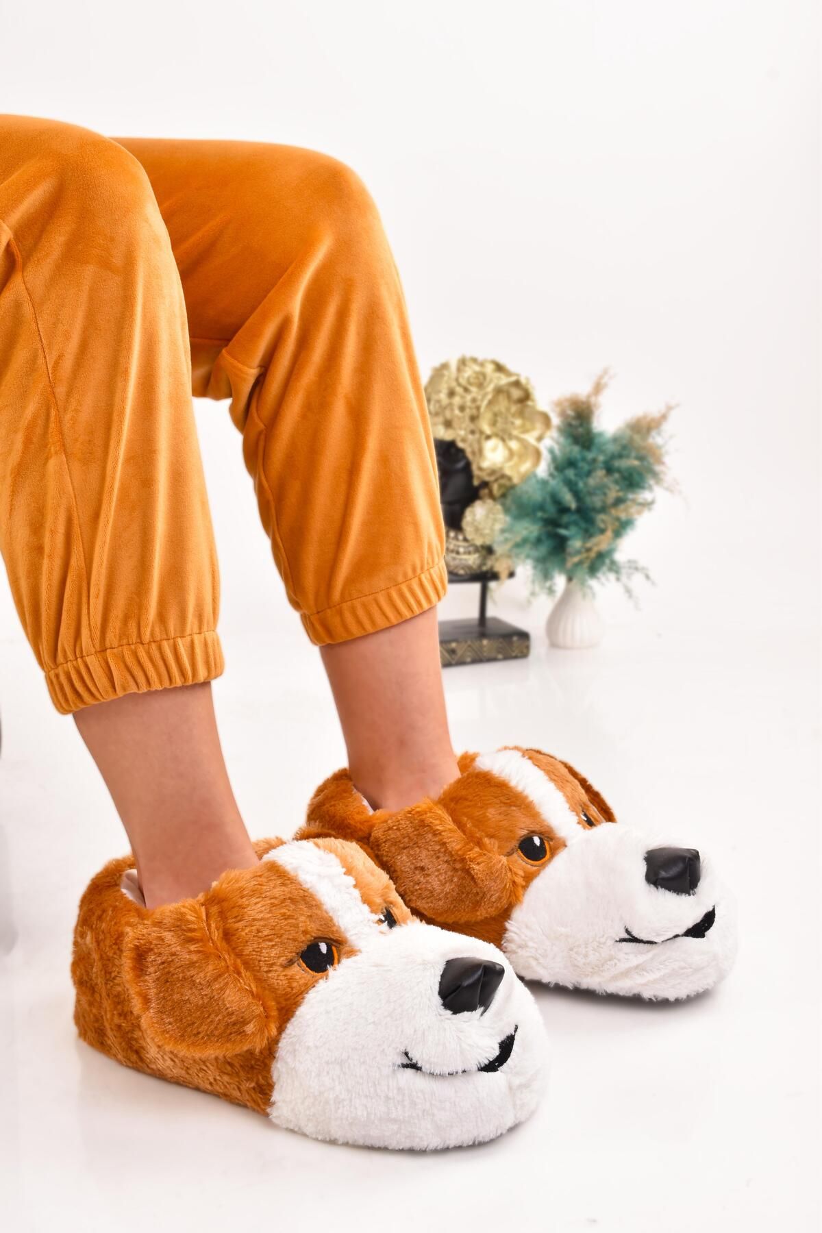 Unisex Dog Figured Plush Socks Home Socks Home Boot