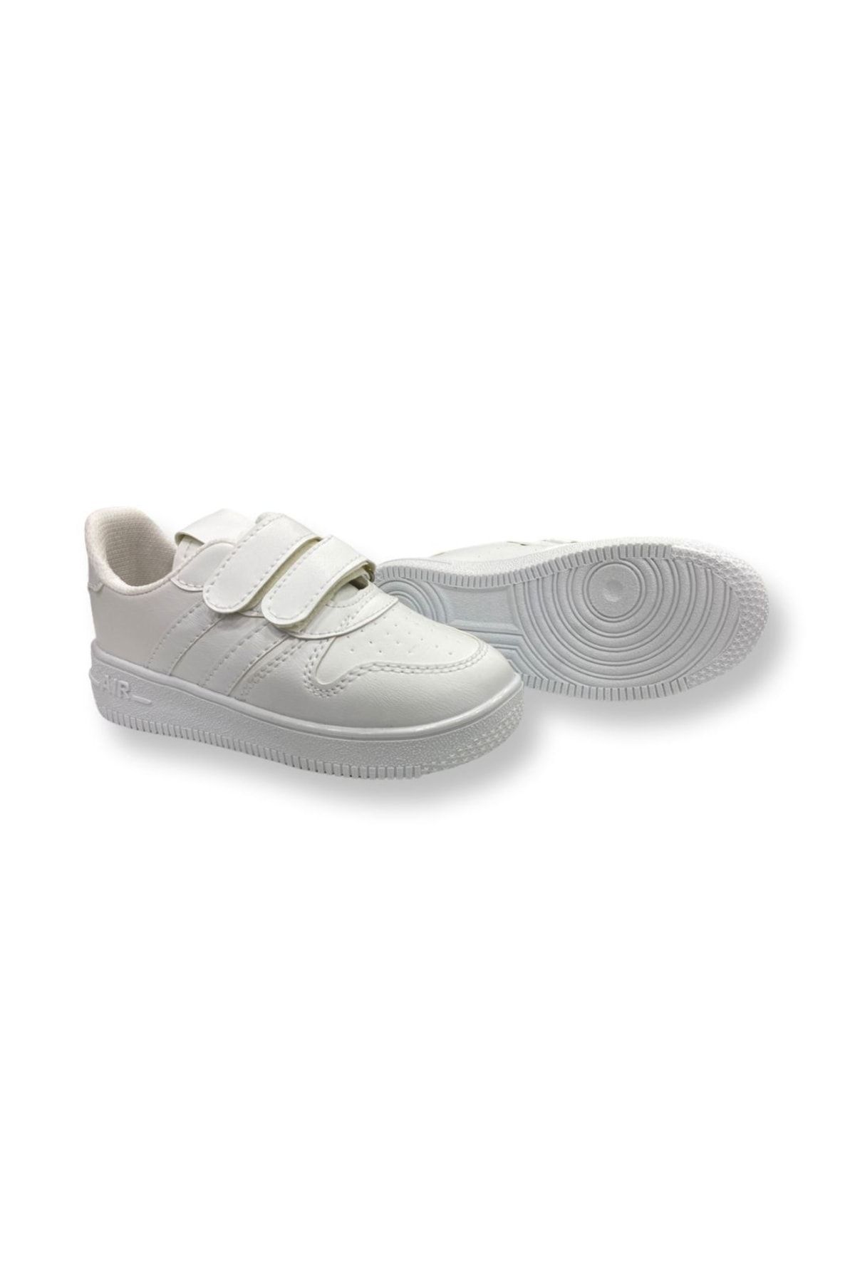 Kids White Velcro Sneakers Sneakers