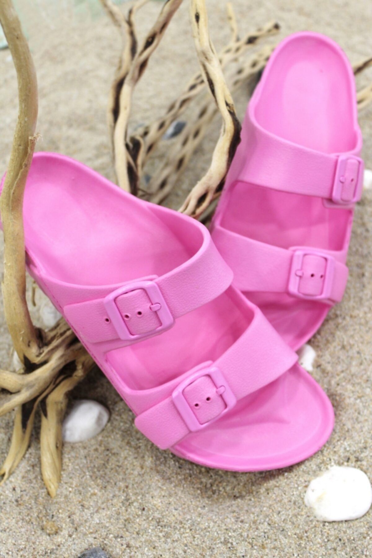 Pink Daily Use Beach Slippers Wet Floor Slippers Non Slip Sole Slippers