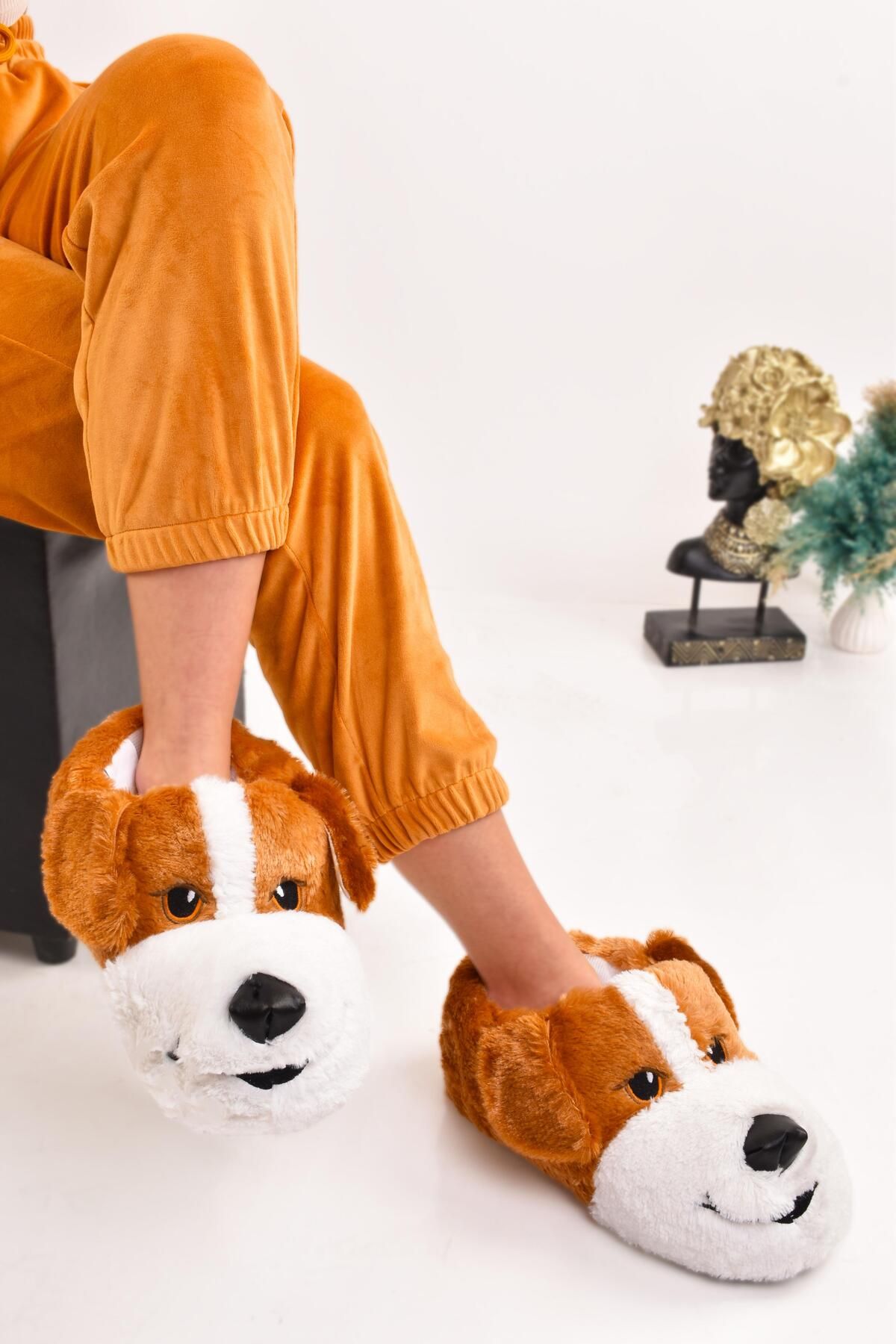 Unisex Dog Figured Plush Socks Home Socks Home Boot