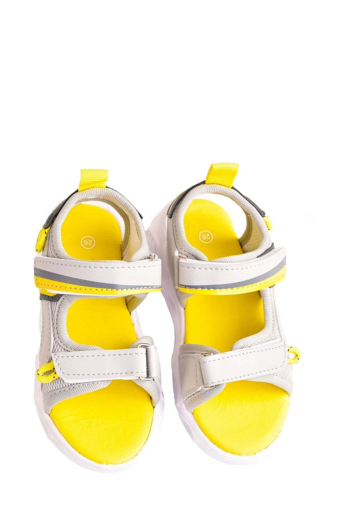 Boys' Lightweight Non-Slip Sole Yellow Sport Sandelet Shoes