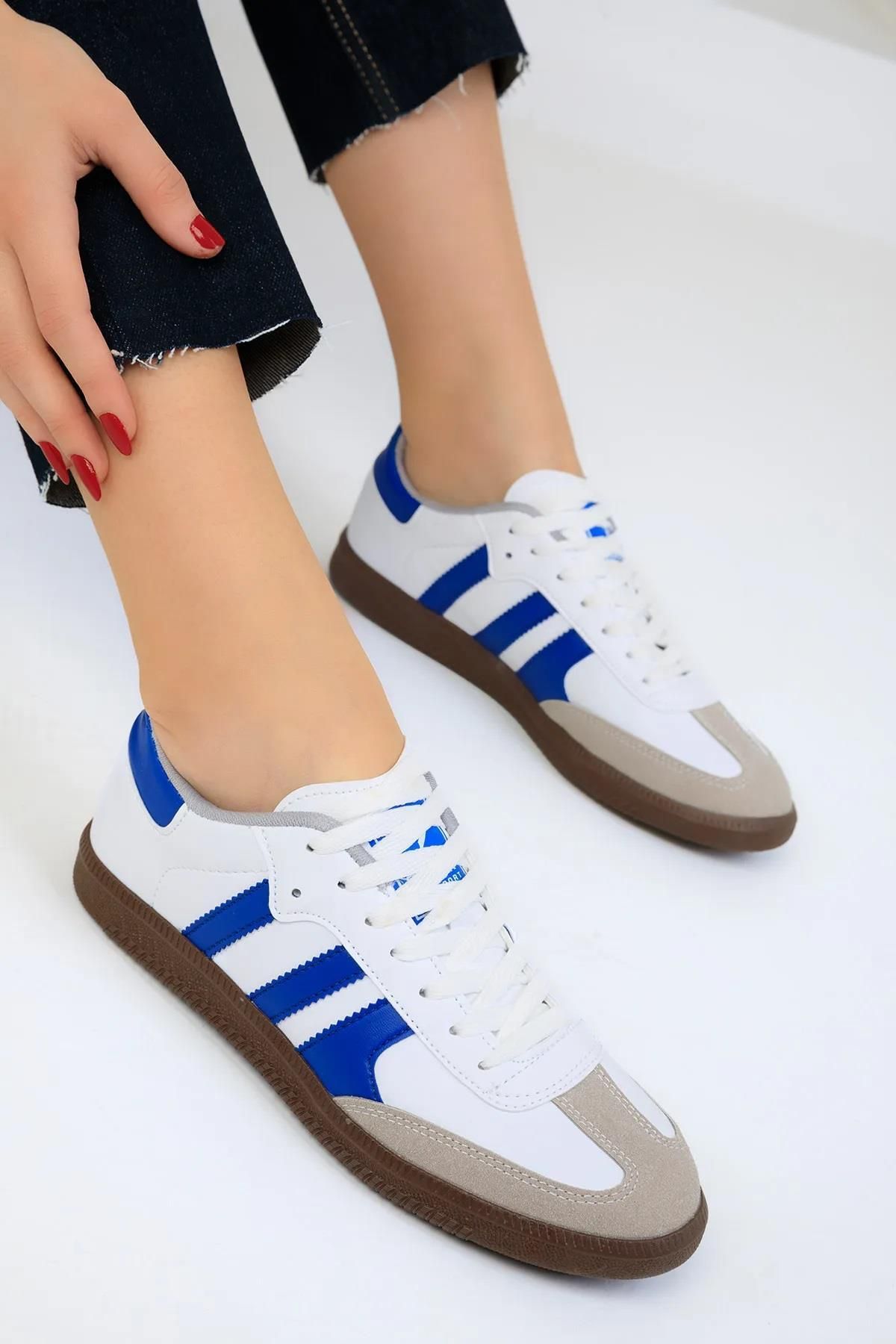 Women's Black / White Sport Sneaker Lace-up Casual Casual Casual Shoes