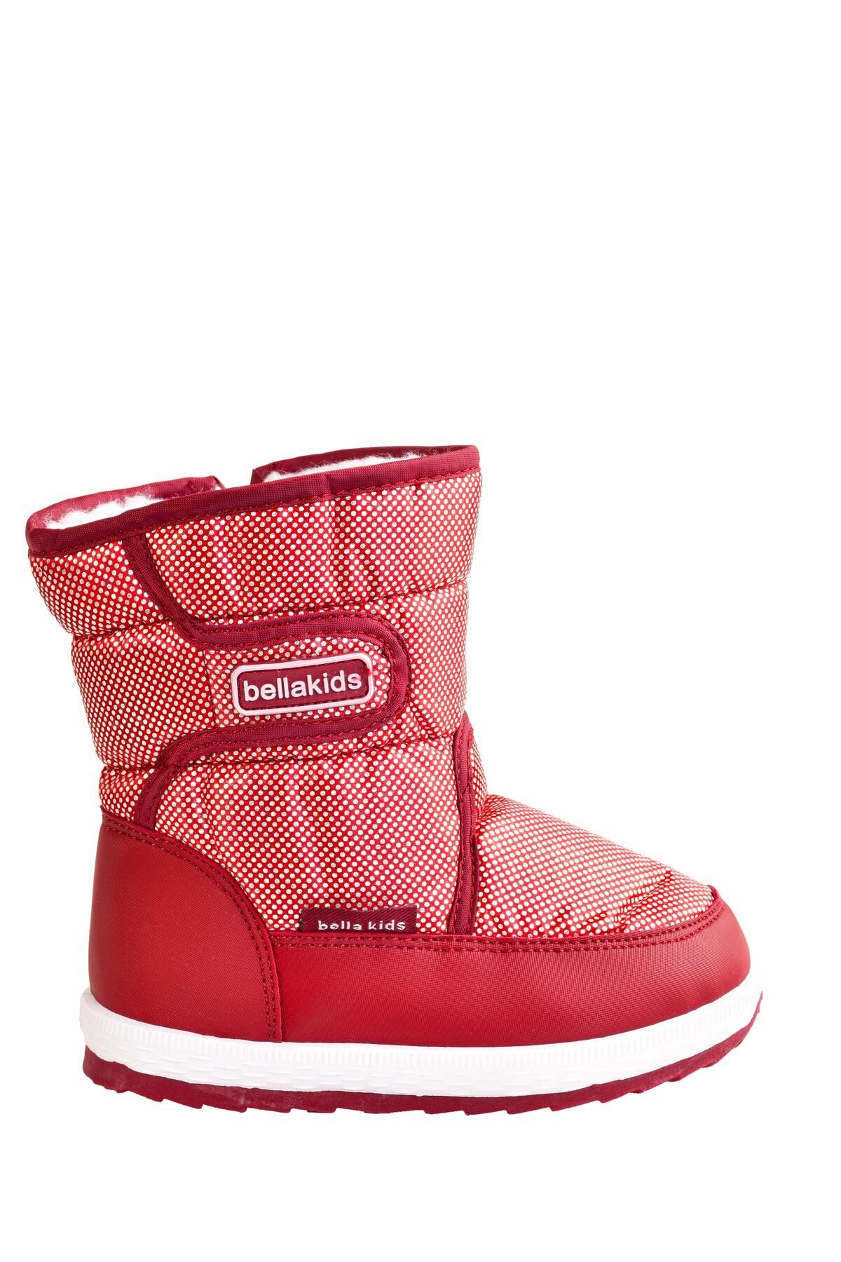 Girl's Lightweight Non-Slip Soles Snow Boots with Sheepskin Inside