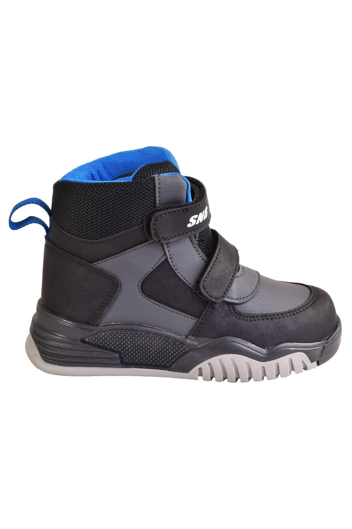 Boy's Waterproof Non Slip Sole Outdoor Winter Boots With Fleece Inside