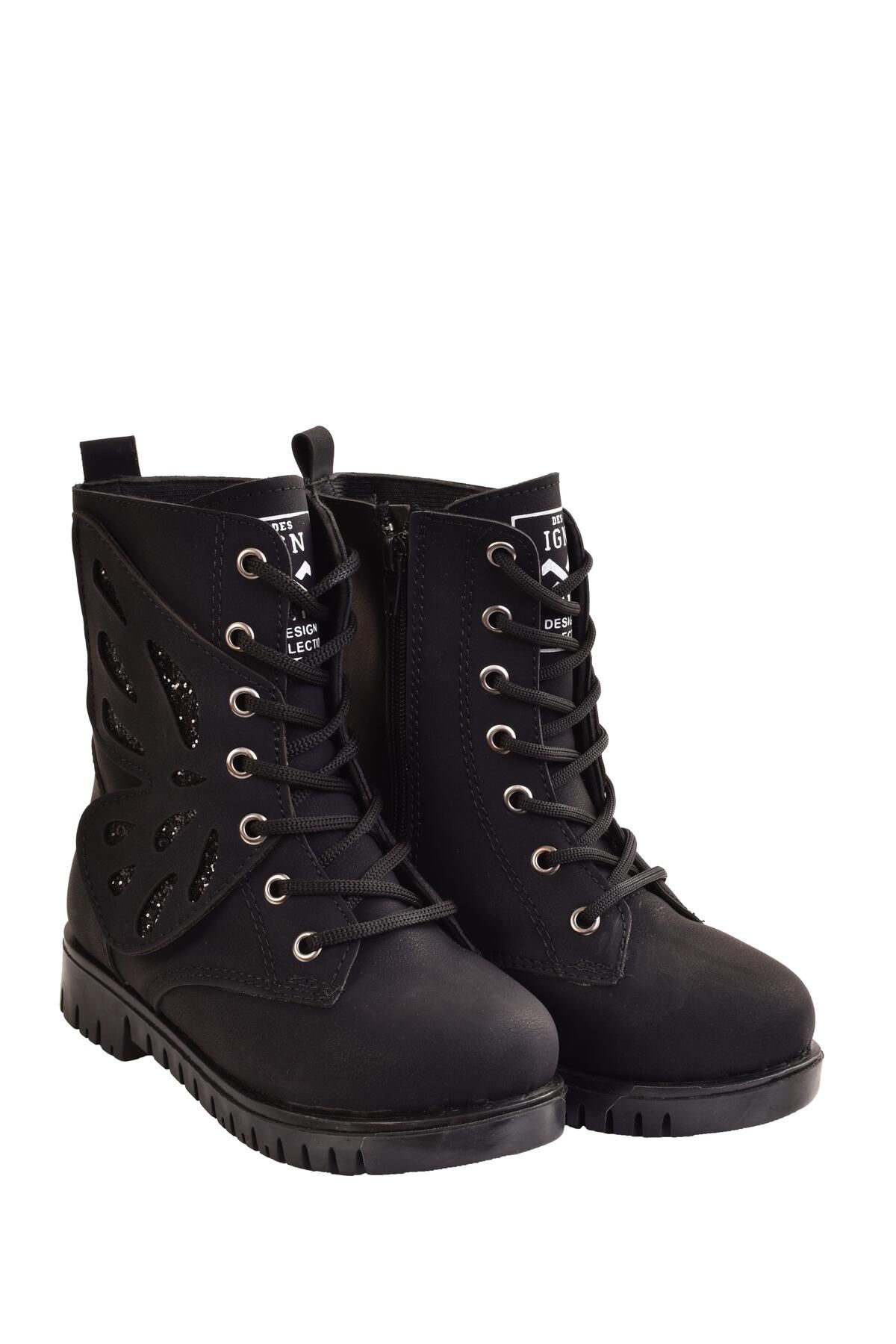 Girl's Cold Weather Resistant Black Boots & Booties