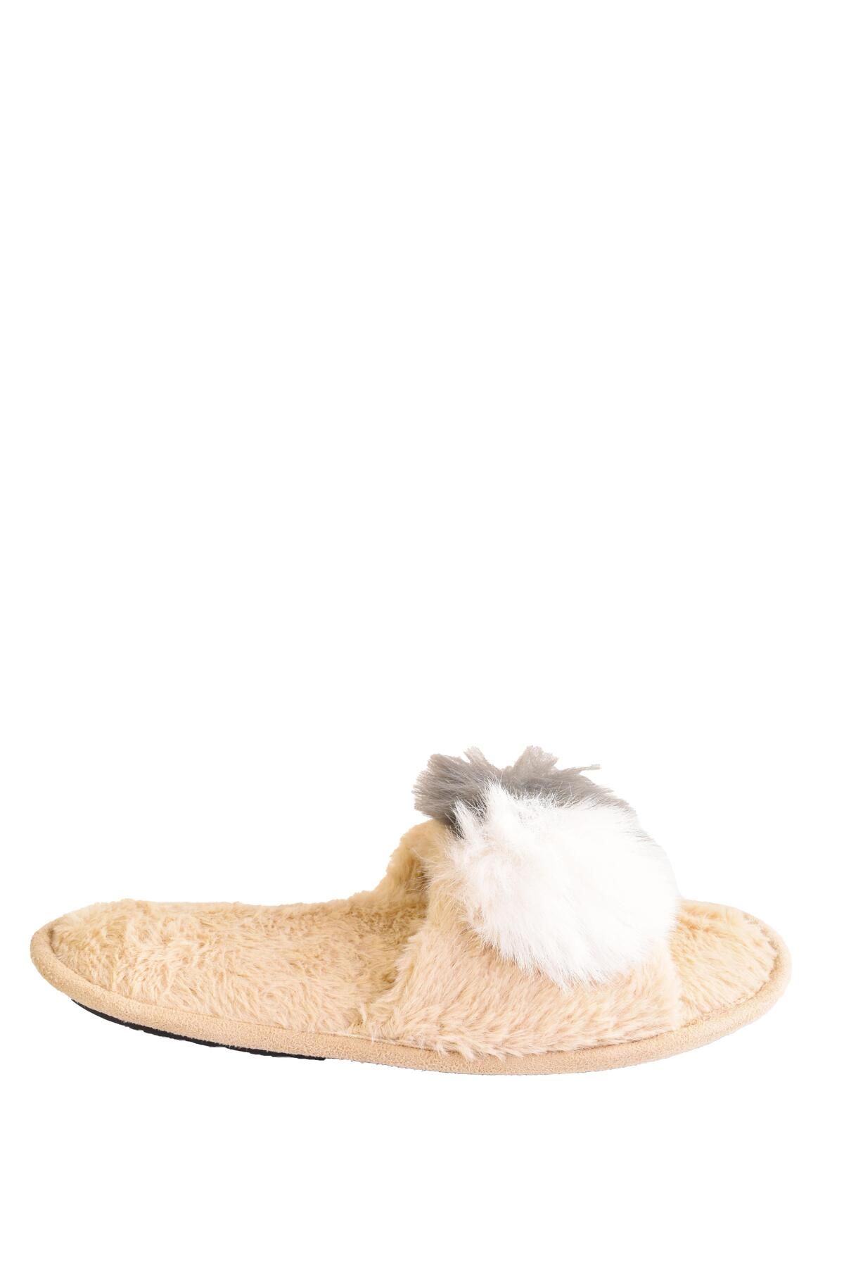 Women Furry Plush Slippers Home Slippers