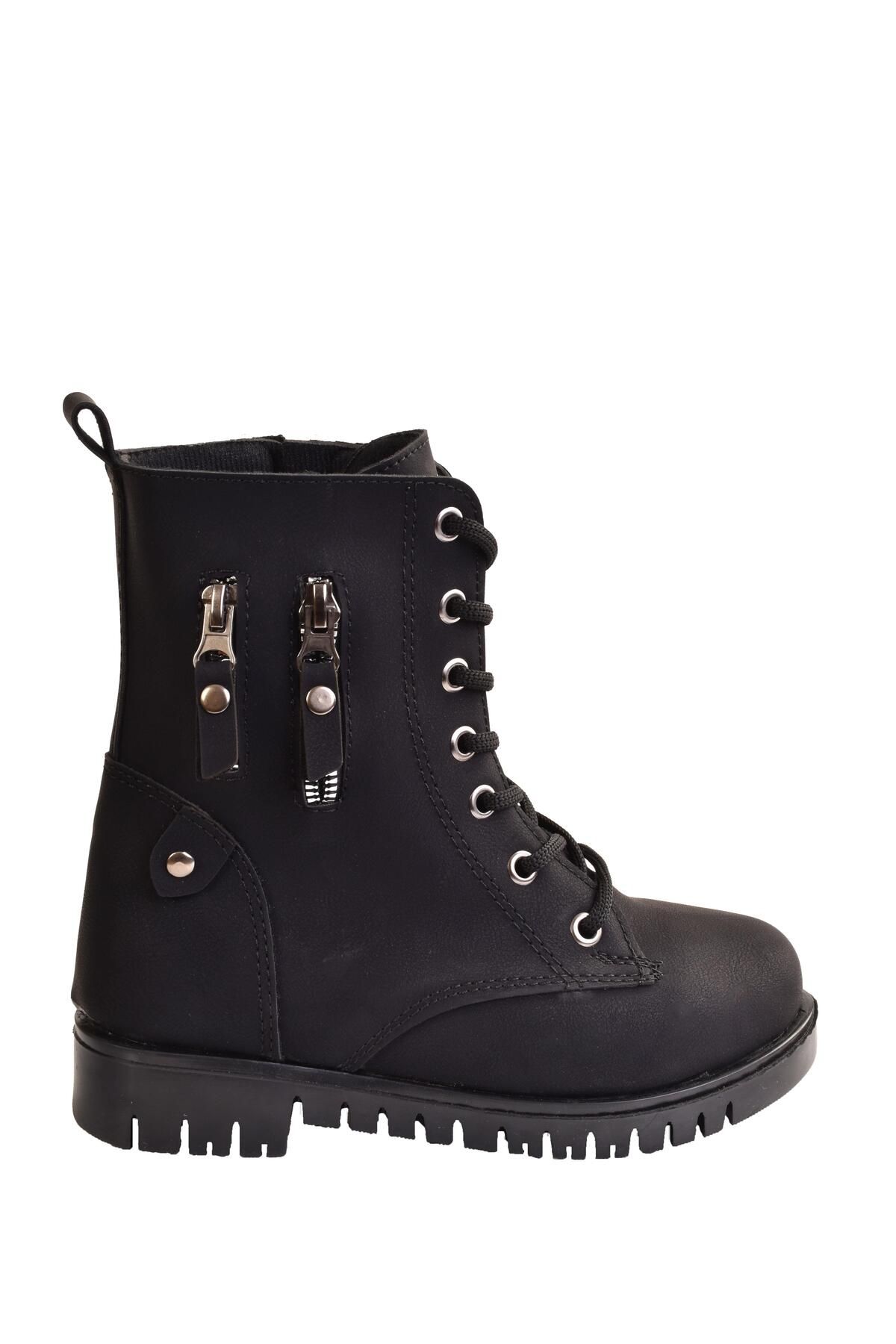 Girl's Cold Weather Resistant Black Boots & Booties