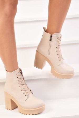 Women's Heeled Zipper Boots