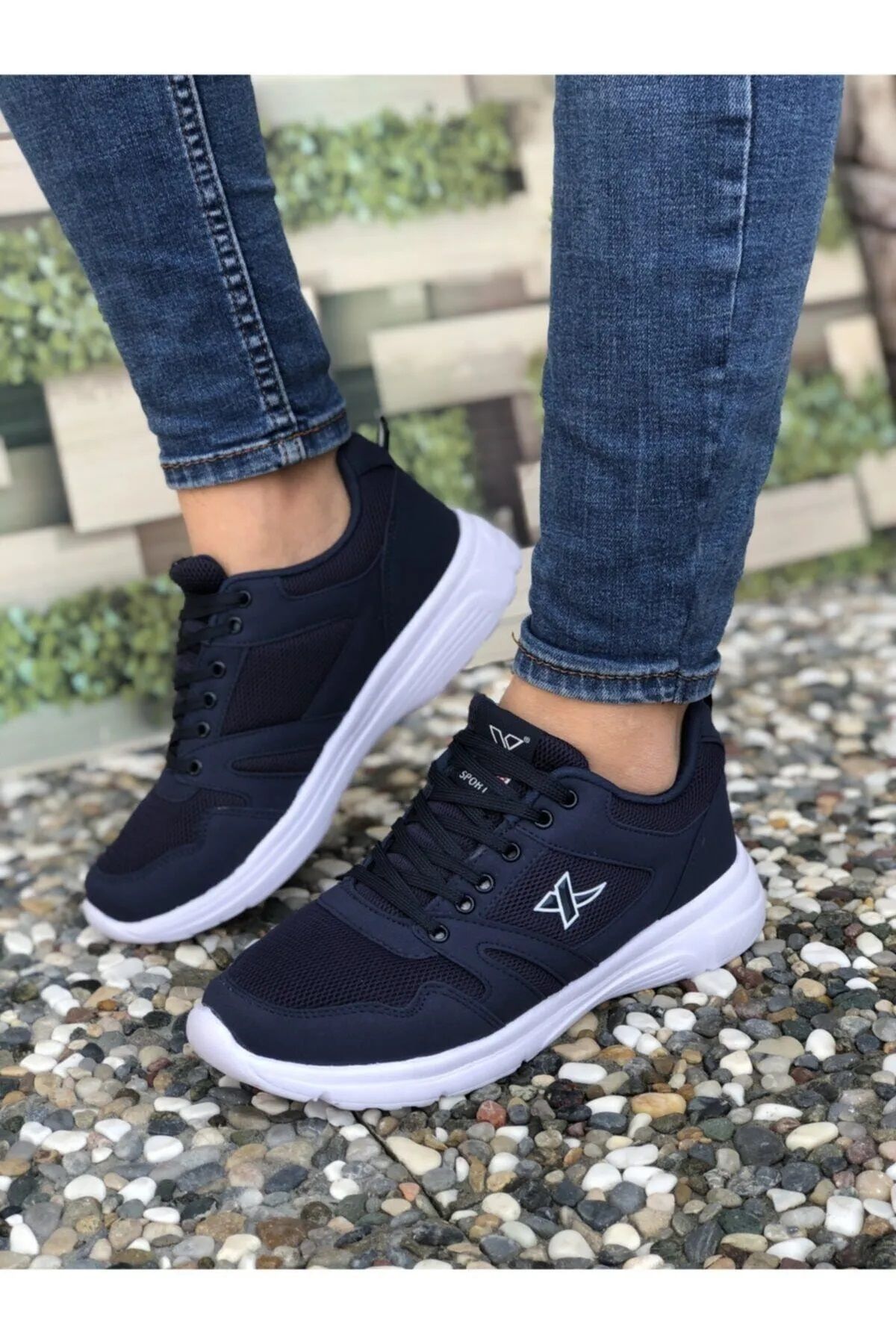 Unisex Navy Blue Sneakers