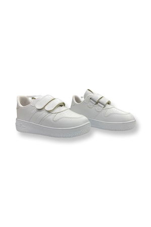 Kids White Velcro Sneakers Sneakers