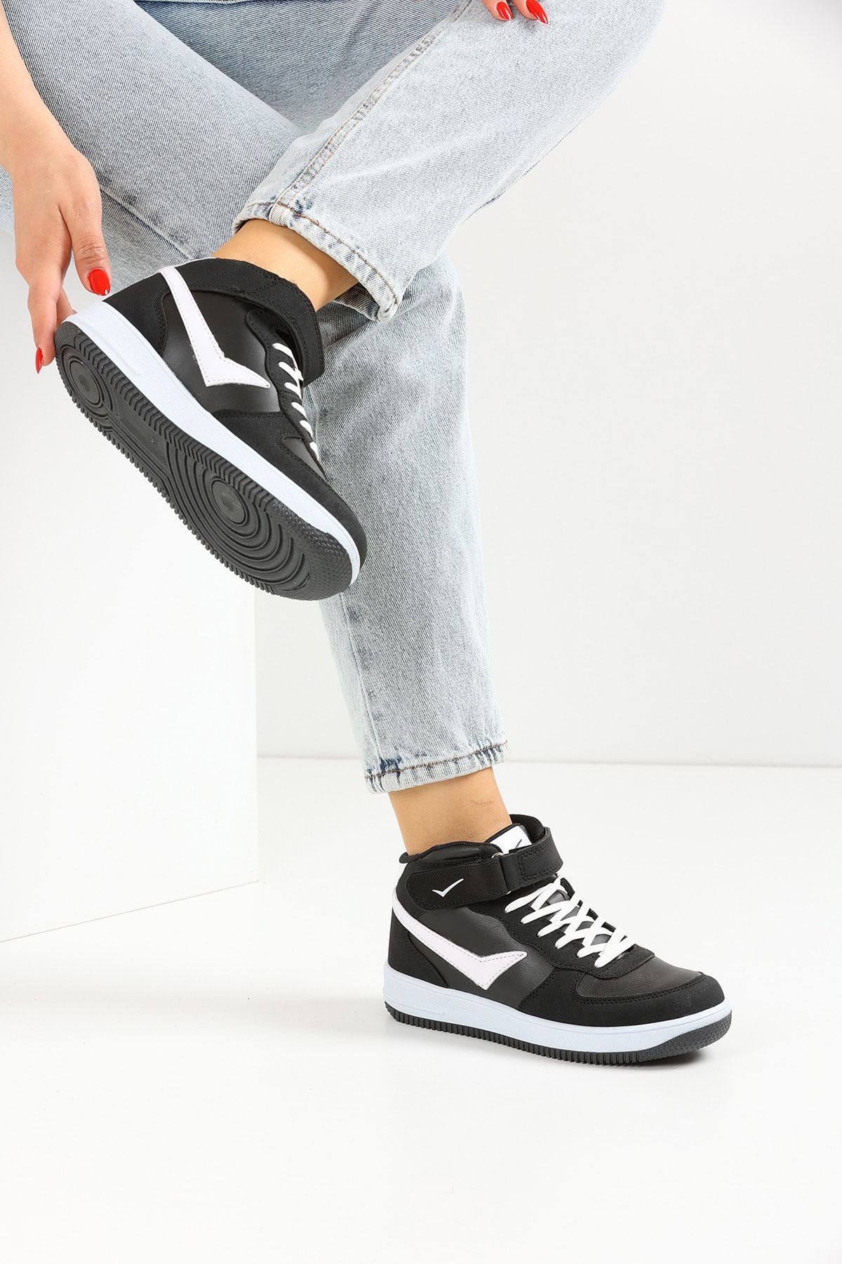 Black and White Sneakers