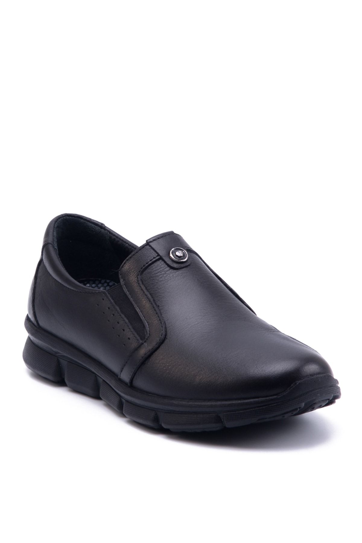 Black Women's Genuine Leather Shoes 609