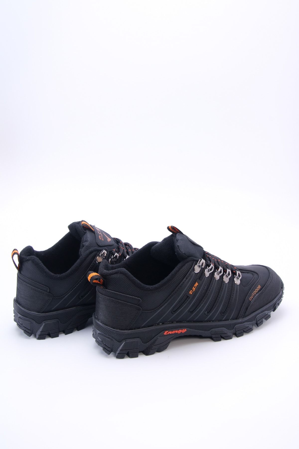 Black Orange Unisex Outdoor Shoes Dsm1