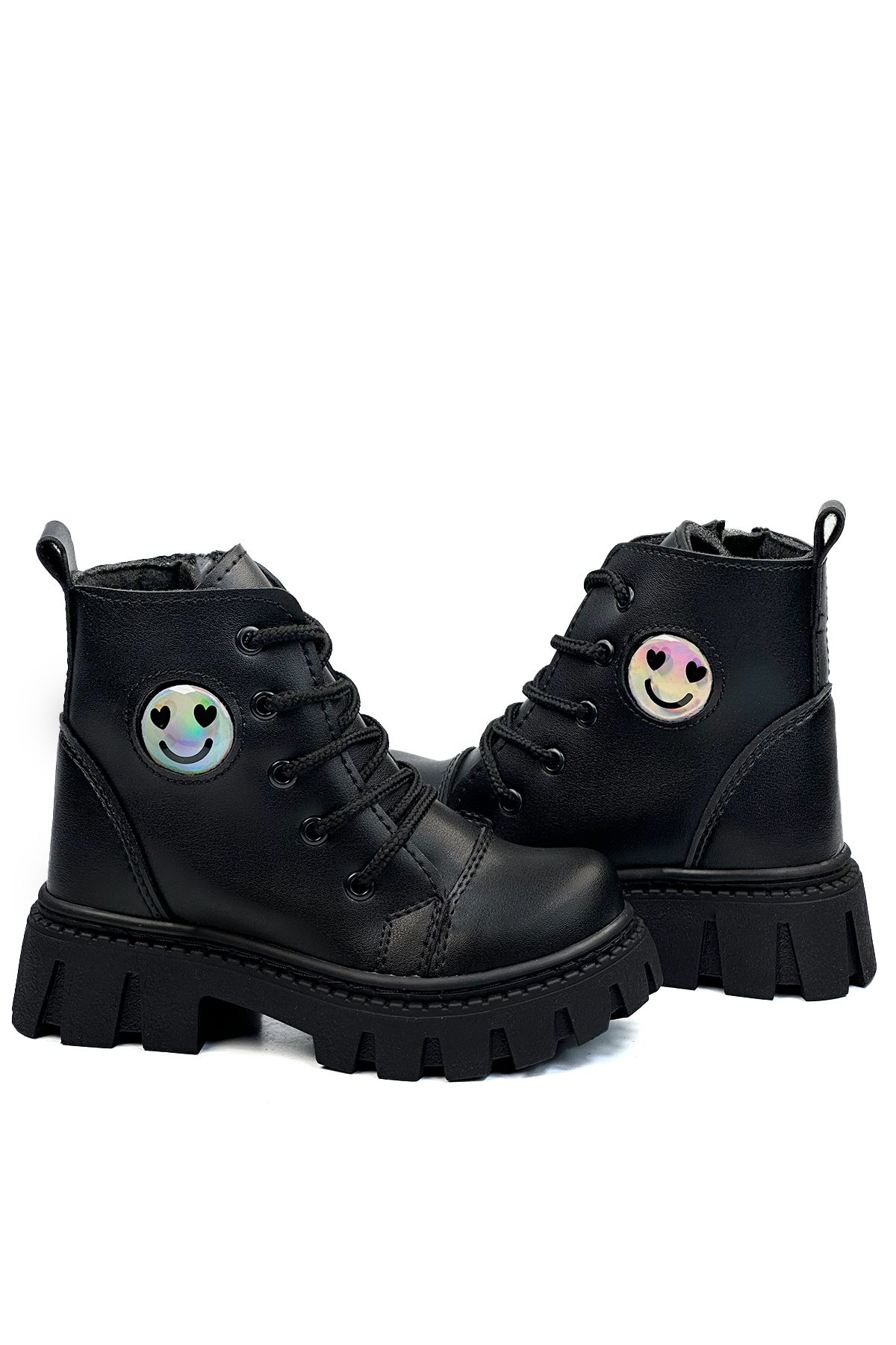 Black Children's Postal Boots 486