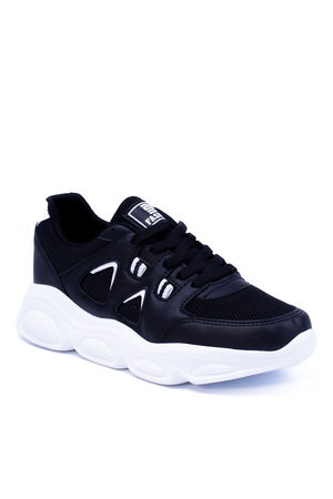 Black and White Women's Sneaker 0144