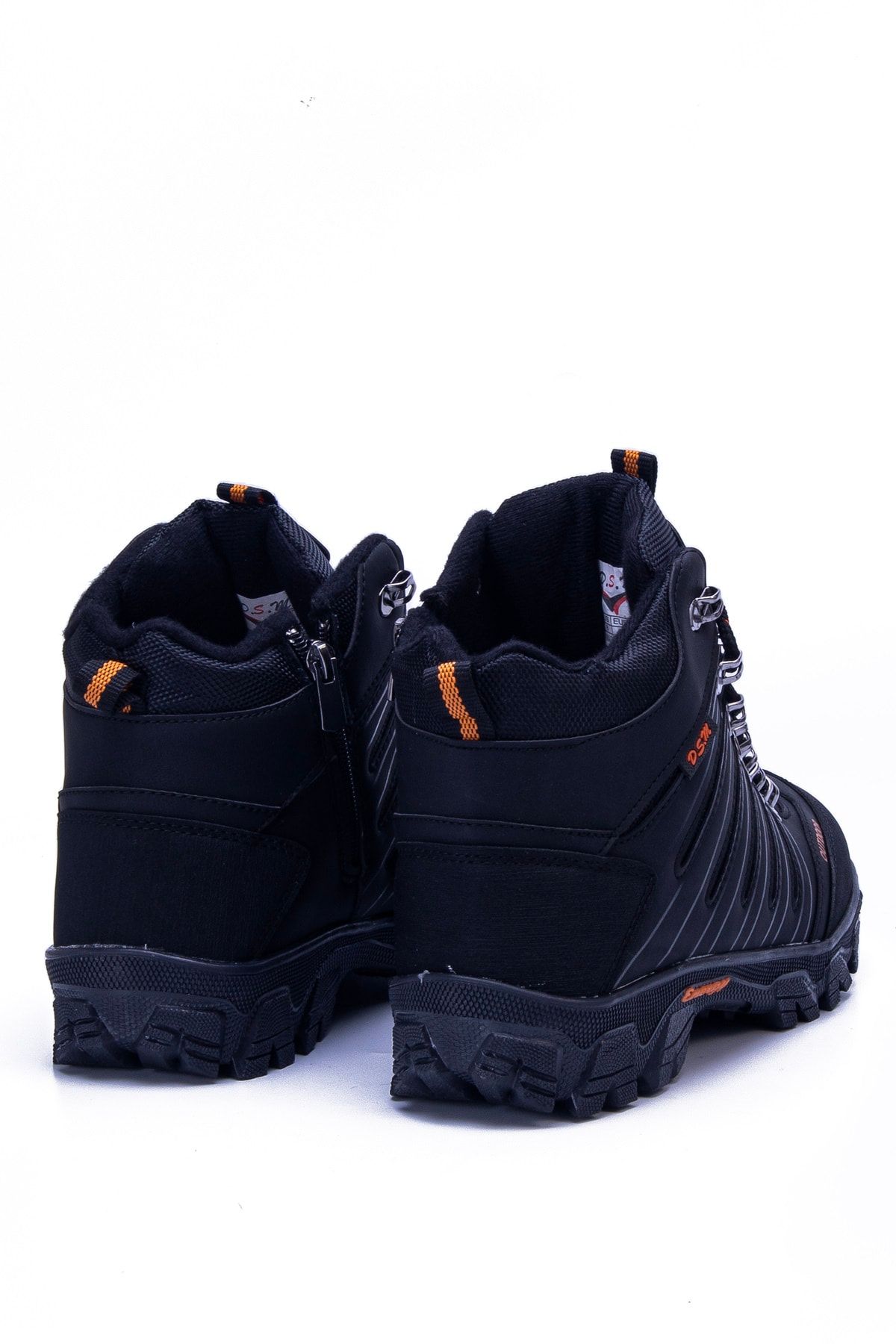 Black Orange Unisex Outdoor Shoes Dsm2