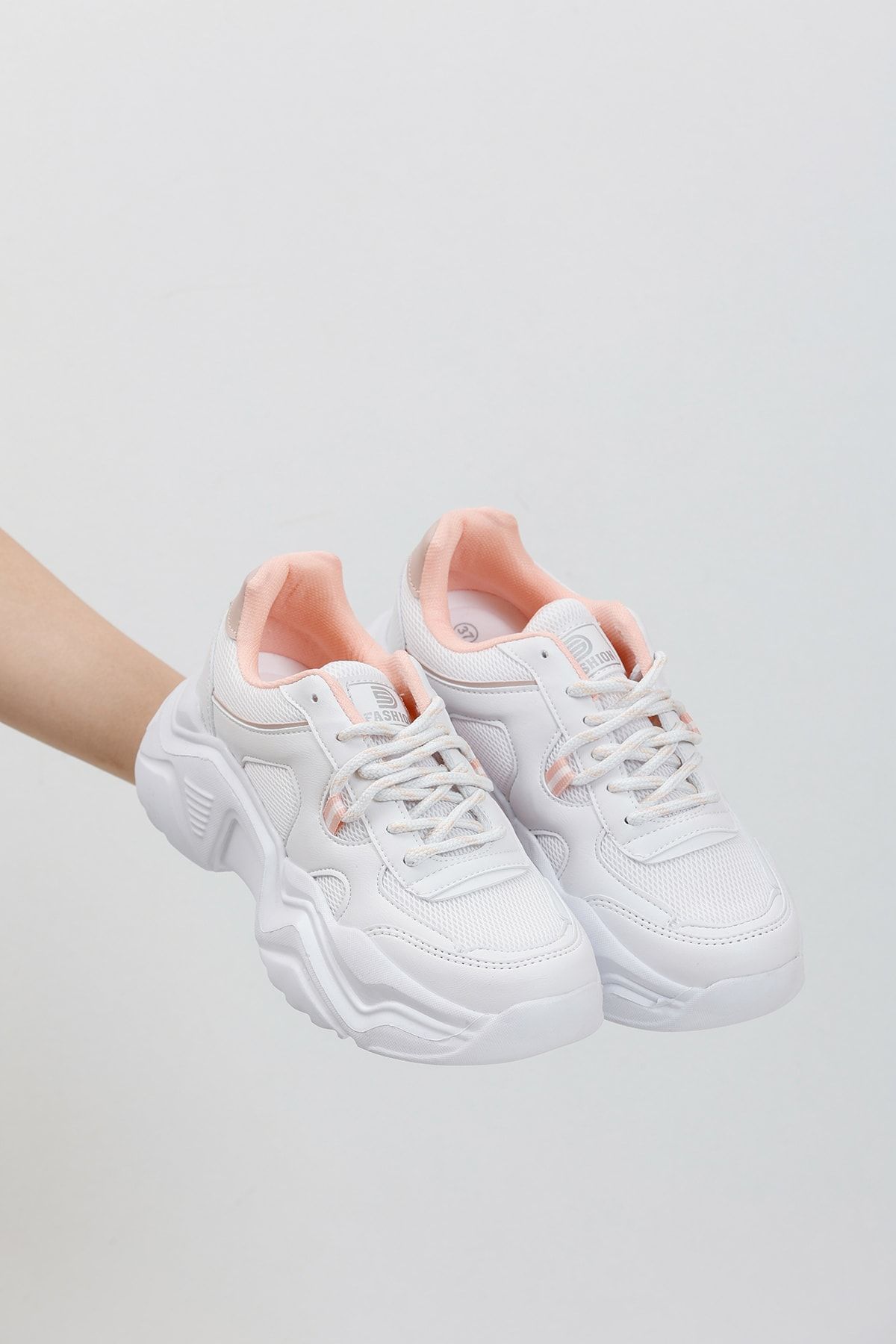 White Pink Women's Sneaker 0143