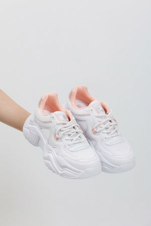 White Pink Women's Sneaker 0143