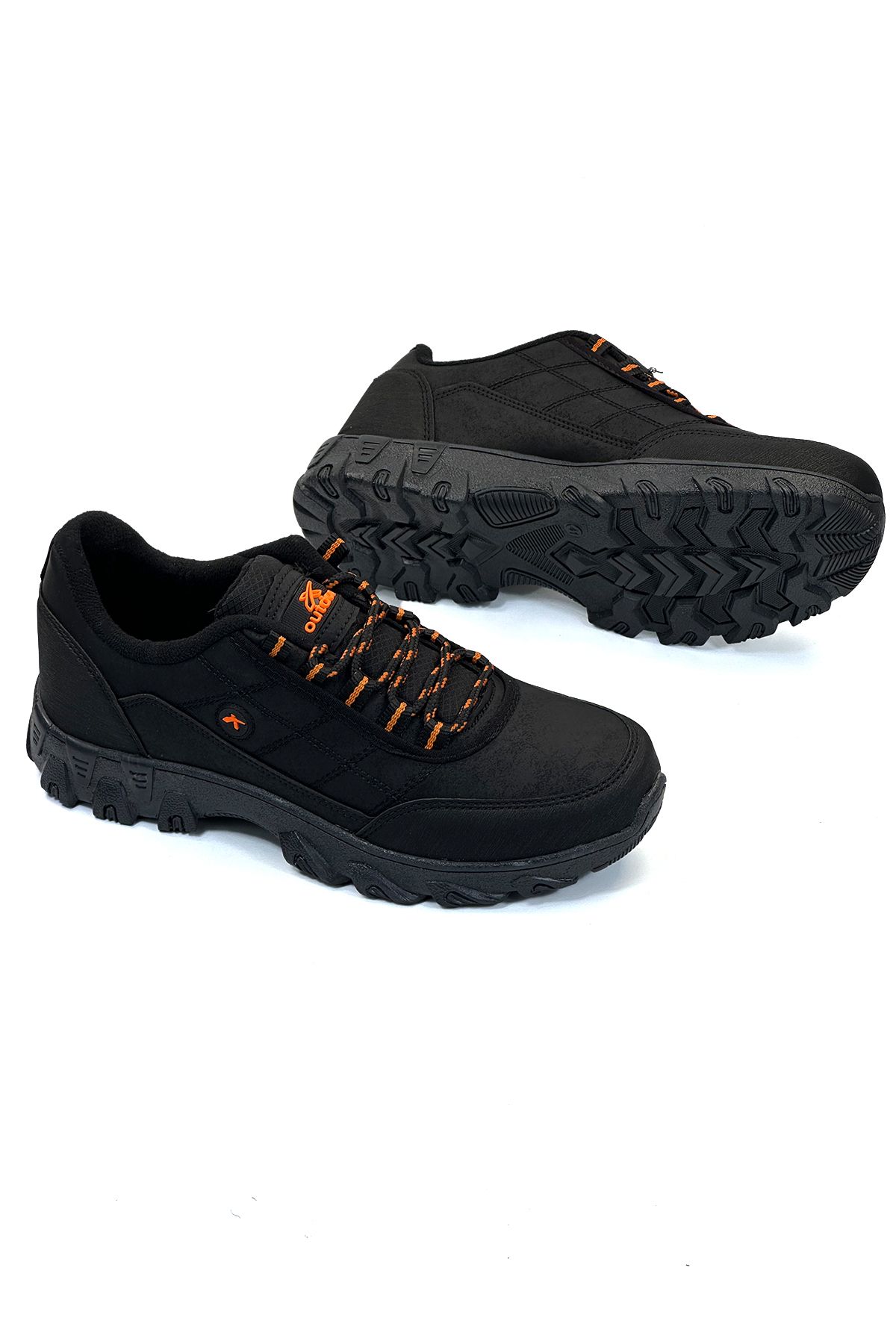 Black Orange Unisex Outdoor Shoes EZ06