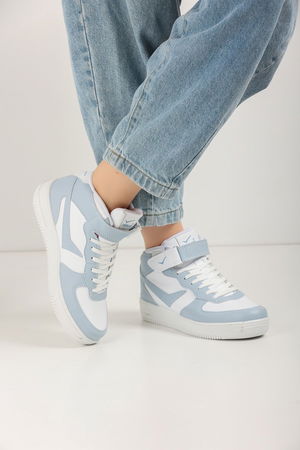 Blue White Unisex Sneakers 2185