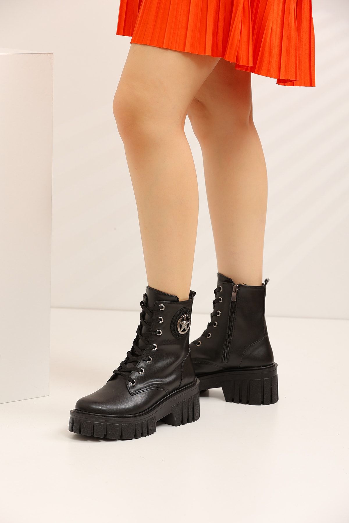 Black Women's Boots 2362