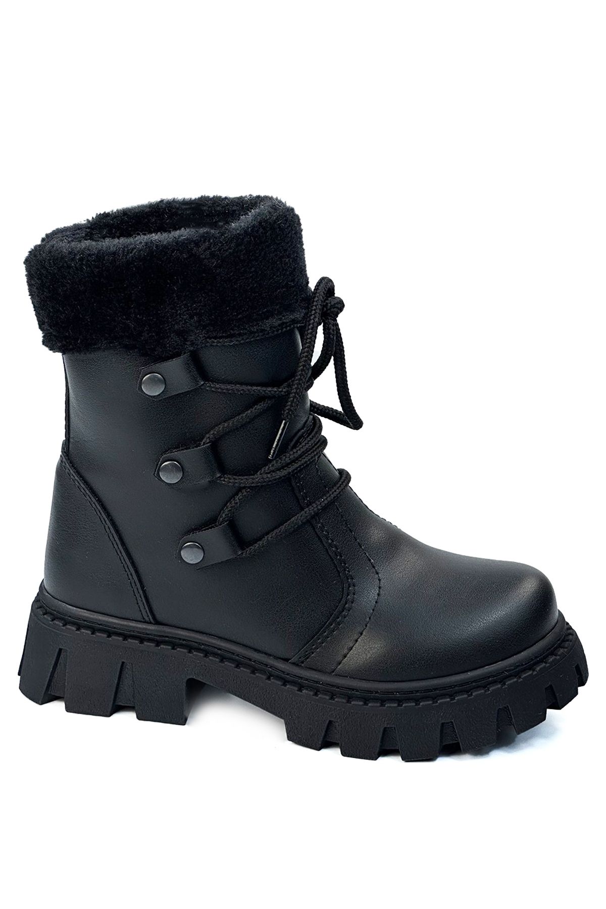 Black Children's Postal Boots 485