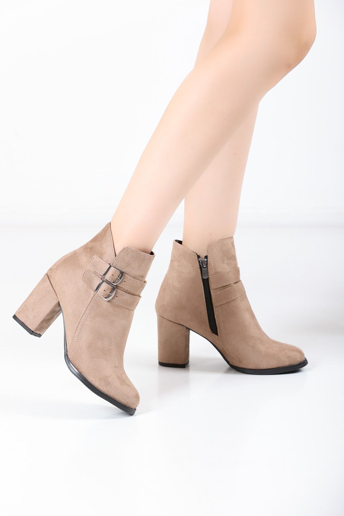 Beige Women Boots 3030