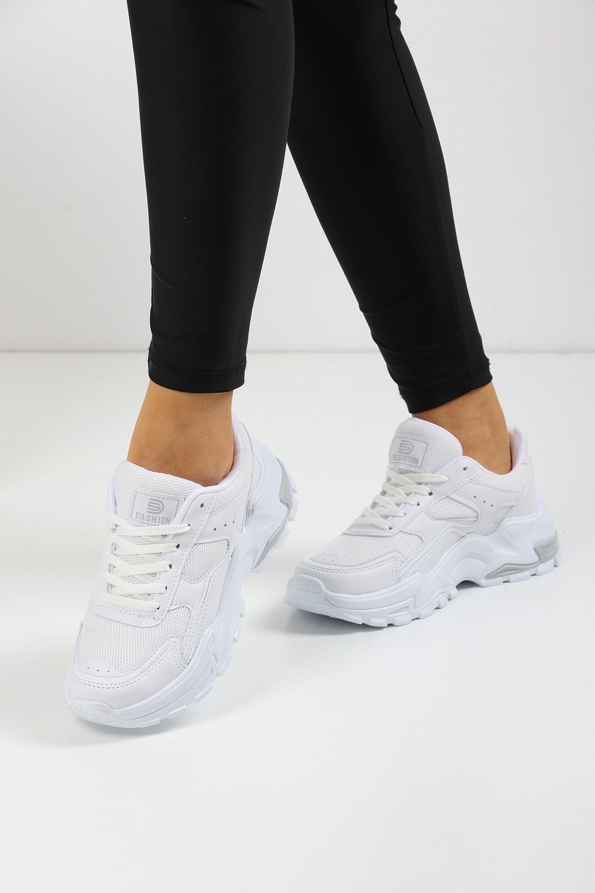 White Women's Sneaker 0150