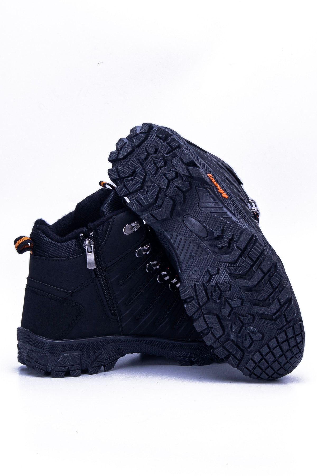 Black Orange Unisex Outdoor Shoes Dsm2