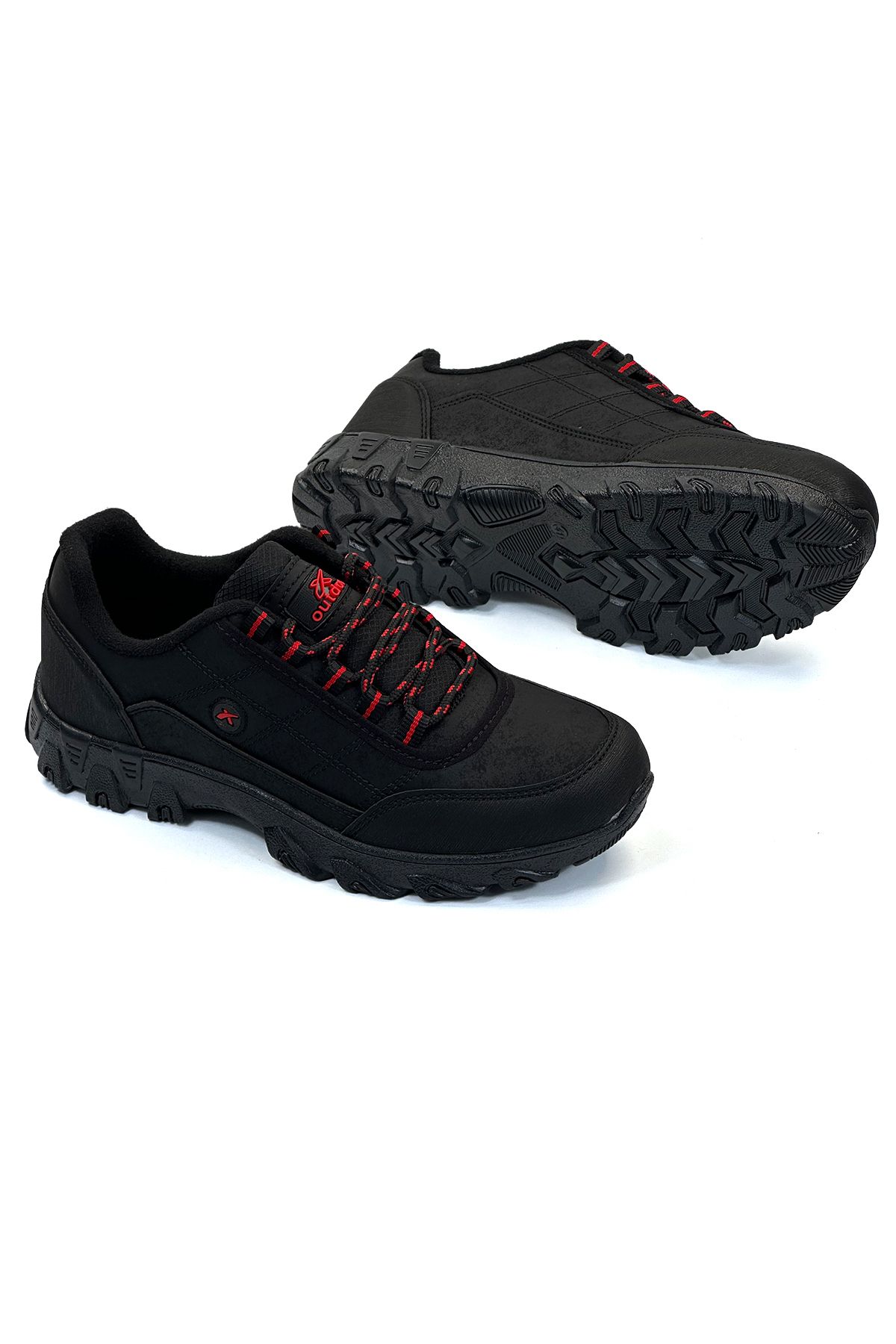 Black Red Unisex Outdoor Shoes EZ06