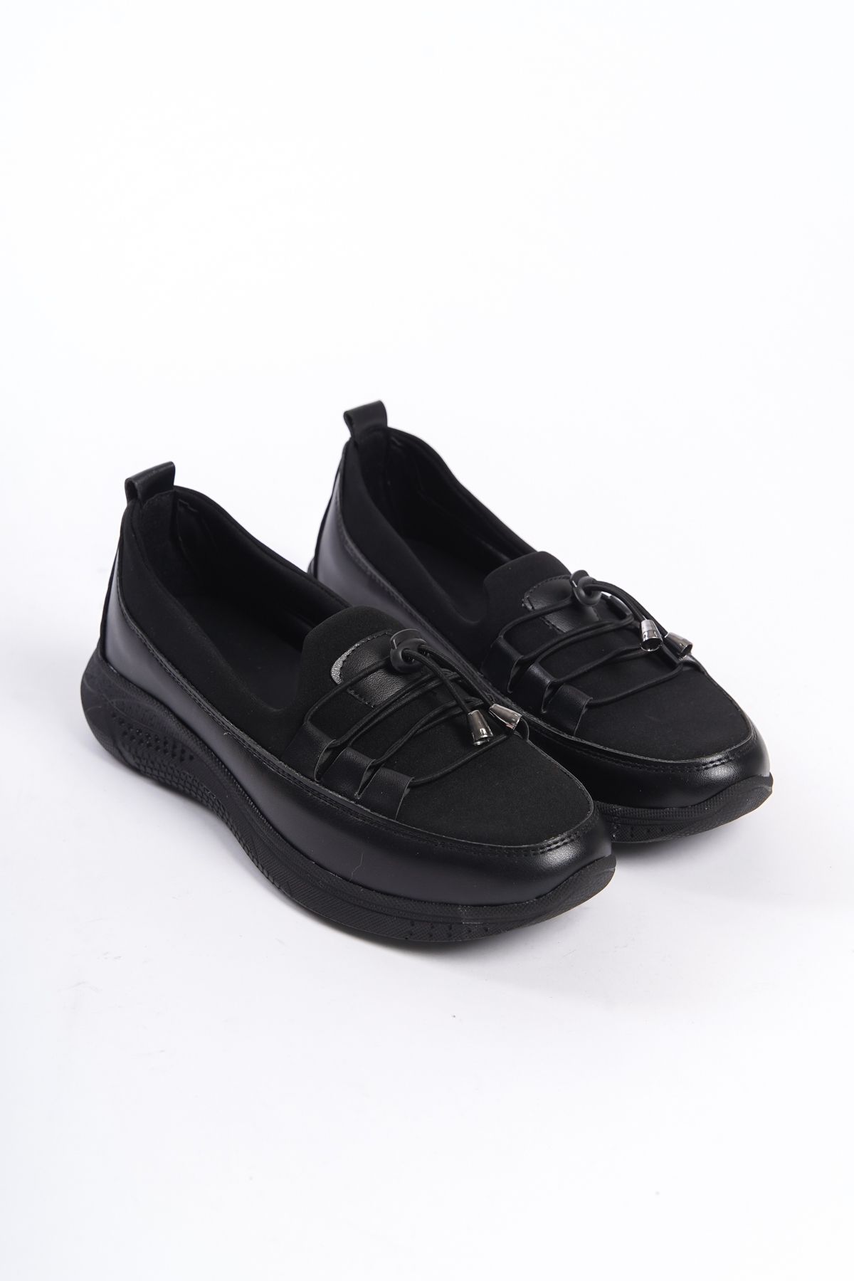 Black Women's Lace-up Comfortable Casual Classic Shoes Babet ALD4