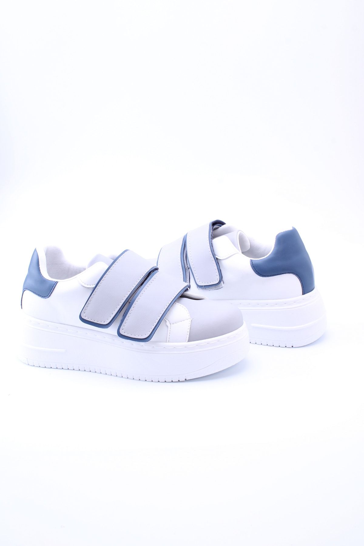 White Blue Women's Sneakers