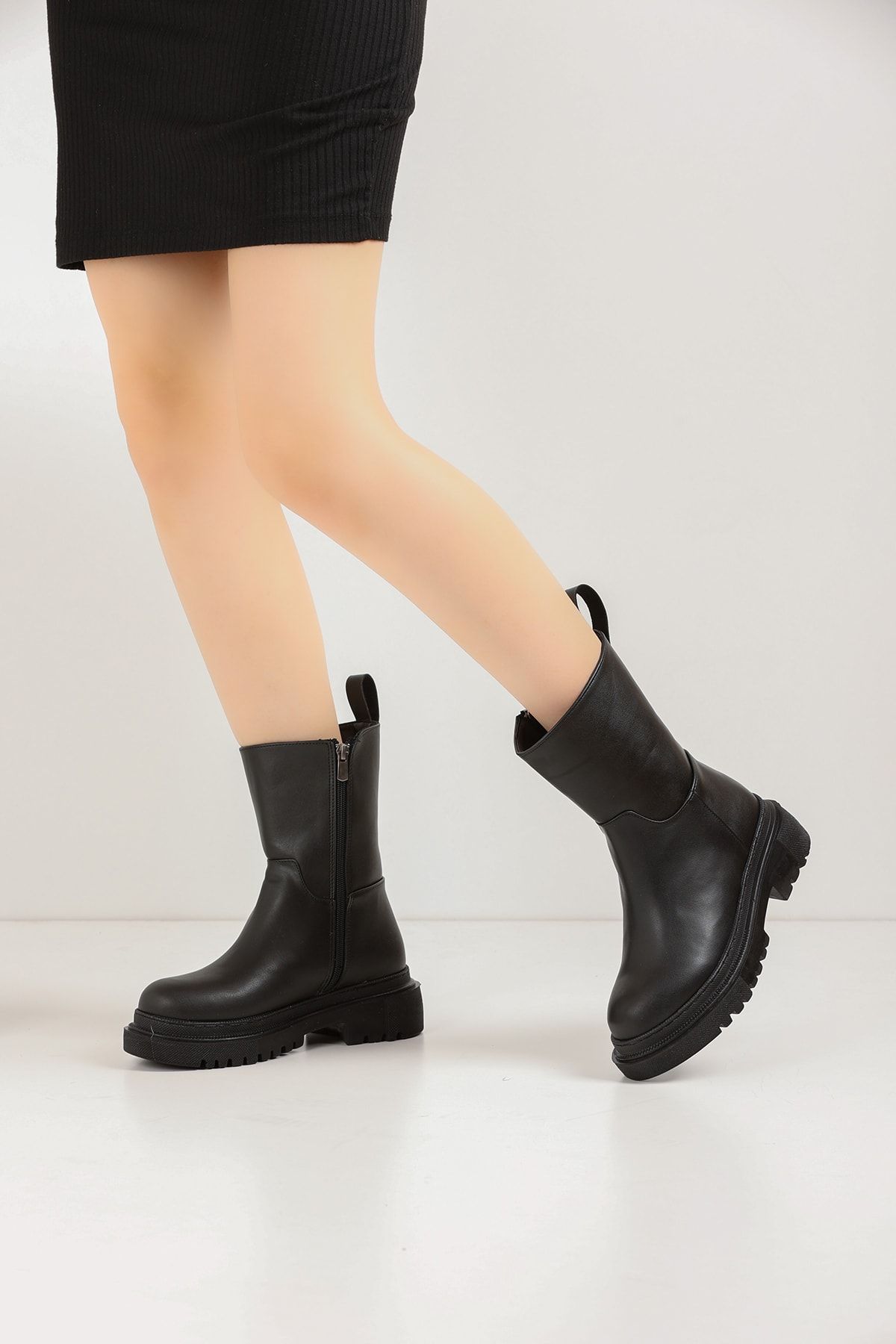 Black Women's Boots Ez214